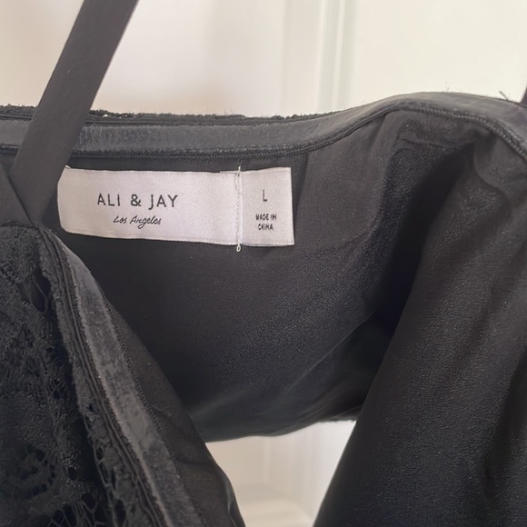 ALI & JAY black lace high-low dress - Picture 2 of 3